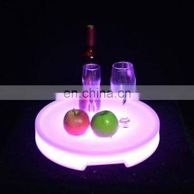 Party Night club decoration luminous plastic LED Colors Changing Glowing Plastic Modern Home LED Glowing LED Ice Bucket