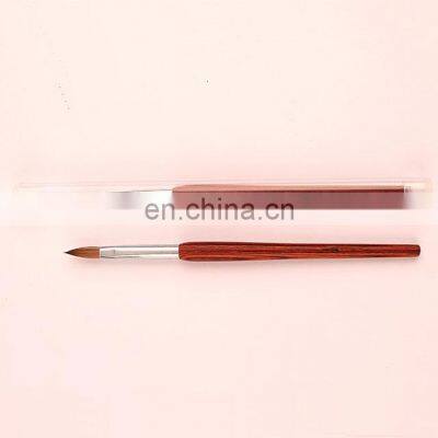 Amazon Topsale Premium Custom Acrylic Nail Brush 100% Kolinsky Nail Brush photo-2