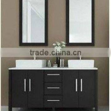 double basin sink Antique Bathroom Vanity hot sale in US 2013