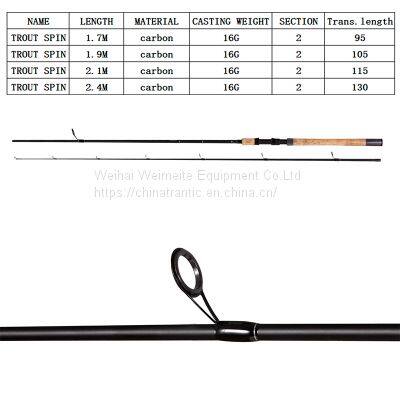 Trout spin china weimeite fishing rods