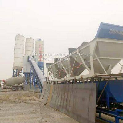 Factory Price 60m3/h Belt Conveyor Concrete Batching Mixing Plant for Construction photo-2