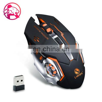 2 4G Optical Computer Mouse Wireless Office Mouse Ergonomic USB Gaming Mice for Mac Laptop Windows Black White