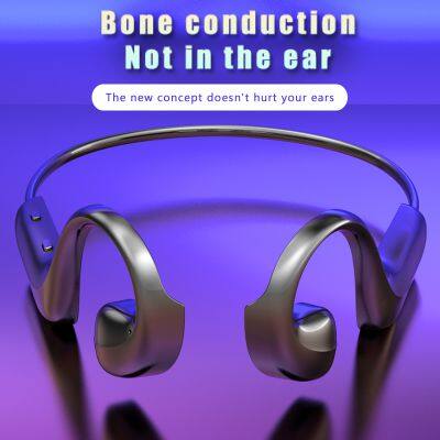 G100 Wireless Earphone Bone Conduction Outdoor Sports Headphone Blue Tooth 5.0 Hands-free Headset With Microphone photo-2