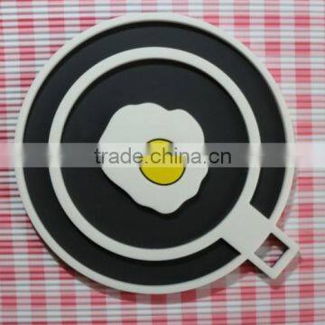 Promtional Unique Design Silicone Round Christmas Placemats