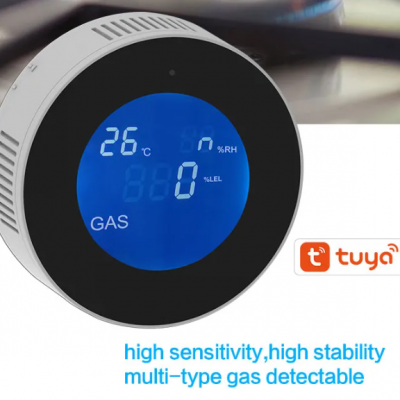 High Quality WiFi Tuya Compact Co Detector Gas Safety Detector Alarm  SKYPE:lifuli123
