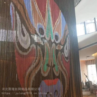 Decorative Aluminum Stainless Steel Flat Spiral Metal Wire Mesh for Curtain Wall Design photo-5