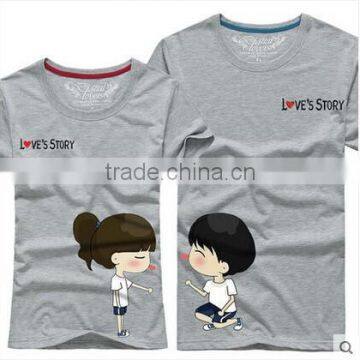 2015 the New Design Cute Couple Shirt Design / Dri Fit Shirts Wholesale / Chinese Clothing Manufacturers photo-6