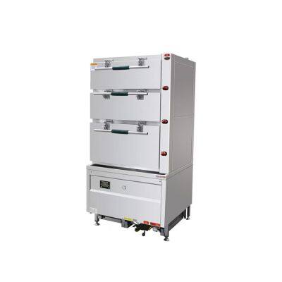 Jinyudian Super Energy-Saving Natural Gas Three-Door Seafood Steamer photo-3