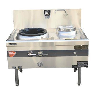 Economic One Wok One Warmer Commercial Gas Burner 34kW Heat Load 220V 50Hz