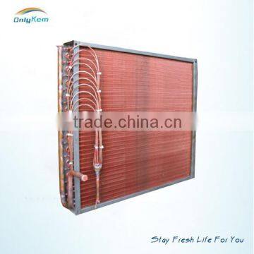 fin tube refrigeration evaporator coil with condenser