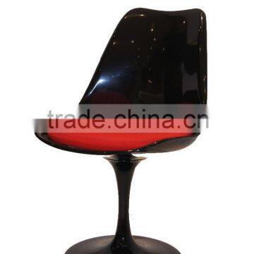 Tulip Chair With Fabric Cushion, Classic Top Quality Tulip Chairs Replica Dining Chair With Cushion