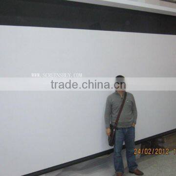 Electric Tab Tension Screen With Aluminum Casing/ White&amp;black Tab Tension Screen