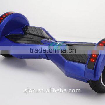 Big tire two wheels electric self balancing scooter with bluetooth speaker&LED strip CE/FCC/ROHS/EMC ASTM approved