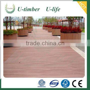 Excellent and Cheap Exterior Wood Plastic Composite Decking Flooring photo-2