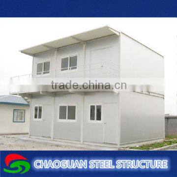 two storeys economic prefab shipping container home for sale