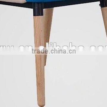 RCH-4195 Wood Frame Fabric Dining Chair Restaurant Armchair photo-5