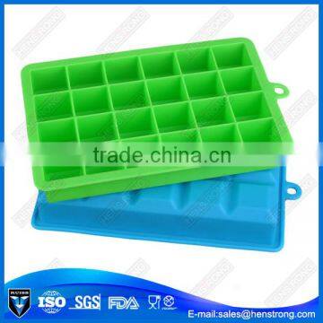 Durable Square Shape Silicone Ice Cube Tray Mold