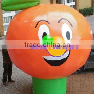 orange advertising balloon