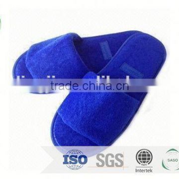 velour luxury hotel indoor slipper /washable disposable spa slipper