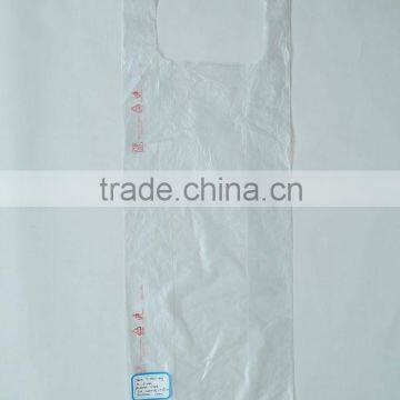 Transparent Cheap Vest Bag HDPE India Market