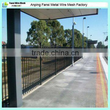 Pressed 1.8m*2.4m spear top tubular steel fence for Australia market