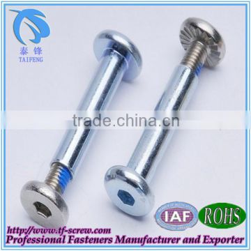 hex slotted flat head combiner screw