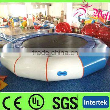 exciting inflatable water games/ cheap inflatable water trampoline/ cheap trampolines with enclosures
