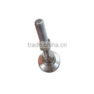 Stainless steel leveling foot with 3/8-16 Thread