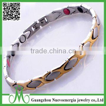 Wholesale high quality stainless steel health magnetic bracelet