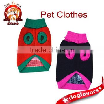 Multi-size pet dog sweater thick sweater wholesale pet clothes fall and winter clothes pet sweater factory