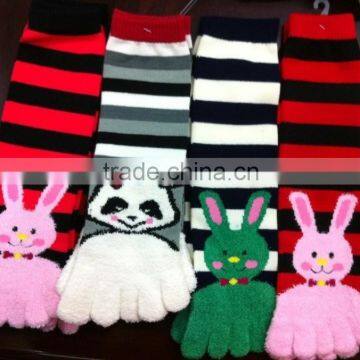 2015 soft fashion magic five toe socks