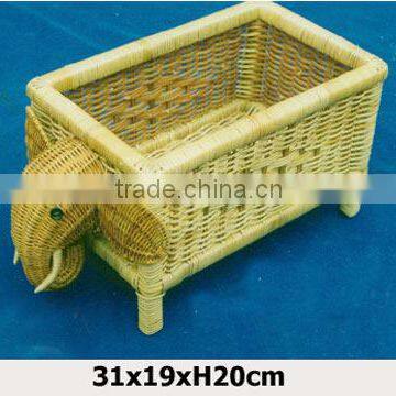 Fern animal shaped basket