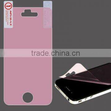 Color Tint Screen Protector for Apple iPhone 4(Pink)