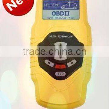 Auto Scanner OBD2/OBDII Highend Code Reader Auto diagnostic tool T79 with 5 languages