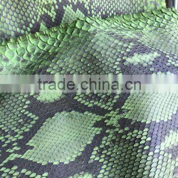 Black Genuine Snake Skin Hide Leather Python Round Cold For Luxury Bracelet Making photo-5