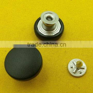 15mm Black Color Nylon Cap Removable Jeans Tack Button -- P5176 photo-5