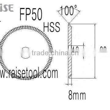 FP50 HSS key cutters used for DAKOTA EXTRA,SARATOGA,,TITAN,TITAN MASTER,VIENNA X-Clusive key machine