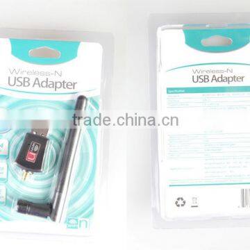 Factory Wholsale 300Mbps 2dBi Antenna Realtek 8192 Chipset USB WiFi Adapter photo-4