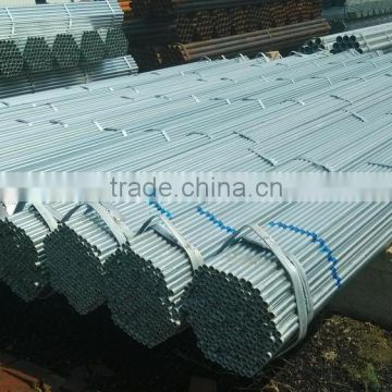 JIS standard High quality competitive price Chinese supplier hot dipped pre galvanized steel round pipe