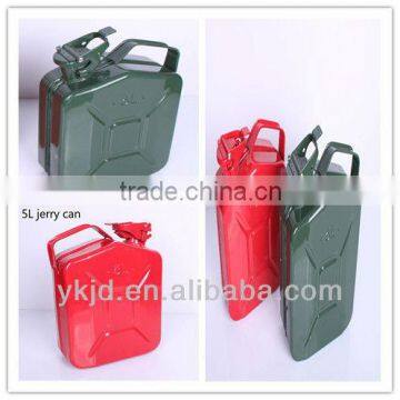 5LSteel powder coating portable Jerry Can/Oil Drum