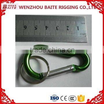 Hot Selling High Quality ALUMINUM CARABINER Green SPRING HOOK China Rigging Hardware Manufacture photo-4