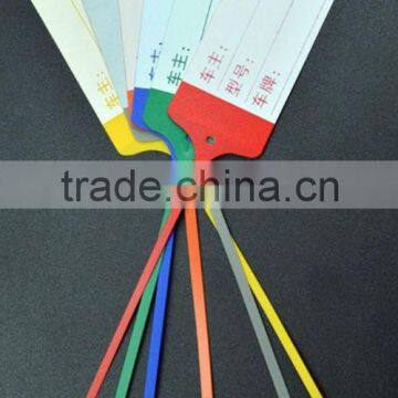 PVC Key Tag for Auto Repair 4s Store, Slip Ring Key Tag