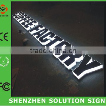 Super bright LED illuminated sign display for decoration own led lighting sign