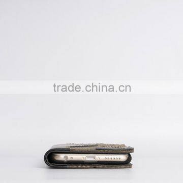 Case for IPhone 6S With Full-grain Cowhide Leather Black Handmade Case for Mobile Phone OEM/ODM Accepted photo-5