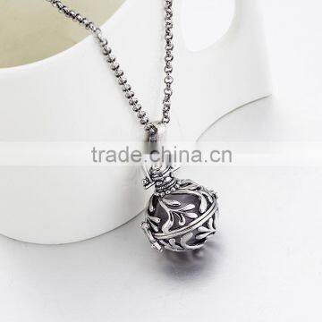 OEM Gold Filigree Cage Pregnancy Necklace photo-6