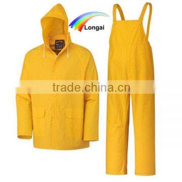 waterproof fishing yellow rubber raincoats for men