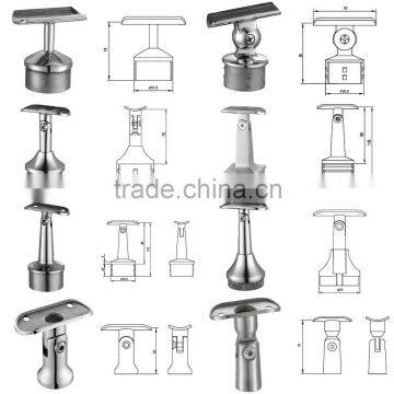 304 Stainless Steel Round Fascia Post Railing Systems With Swageless Terminals photo-5