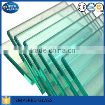 factory price hot sale clear glass tempered glass with 3C/CE/ISO