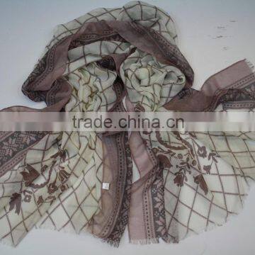 Fashionable Long Lady's Scarf Factory Fashion Print Cotton Scarf Wholesale photo-5
