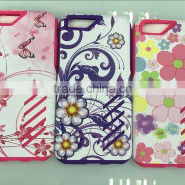 2016 New 2 in 1 hot selling printing case for iPhone